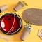 8 Ct. Bowling Party Dessert Plates 7.5" Red Bowling Ball Paper Plates for Sports & Birthday Themes